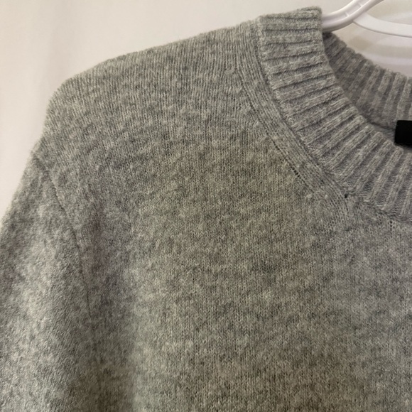 J. CREW Gray Merino Wool / Alpaca Blend Sweater Size XL - Picture 7 of 7